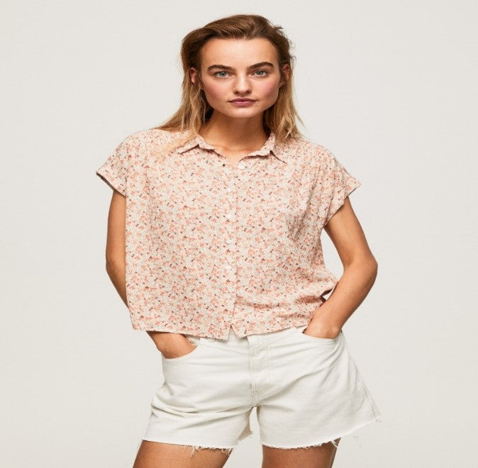 FLORAL SHORT SLEEVED SHIRT