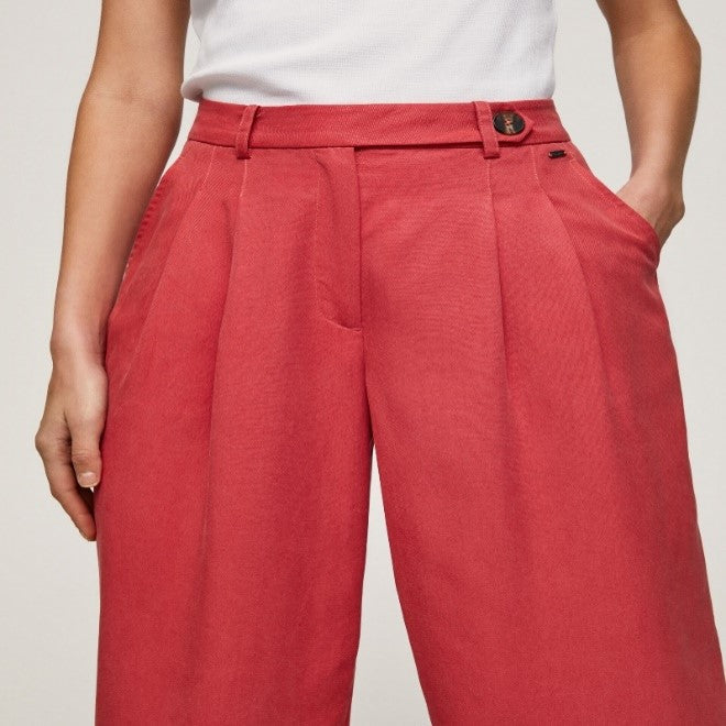 WIDE PLEATED TROUSERS