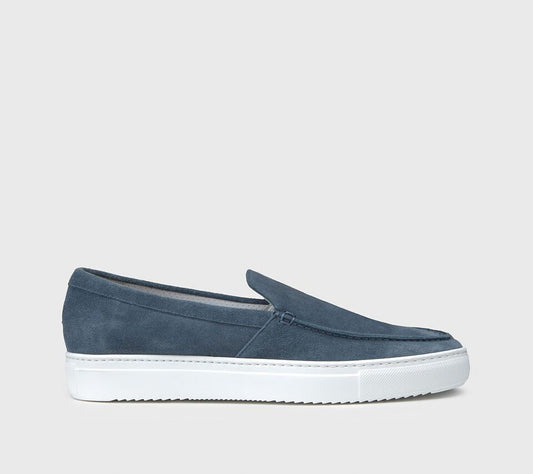 LOAFERS IN SKY BLUE SUEDE