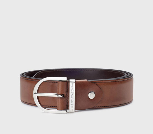 BROWN LEATHER ADJUSTABLE BELT