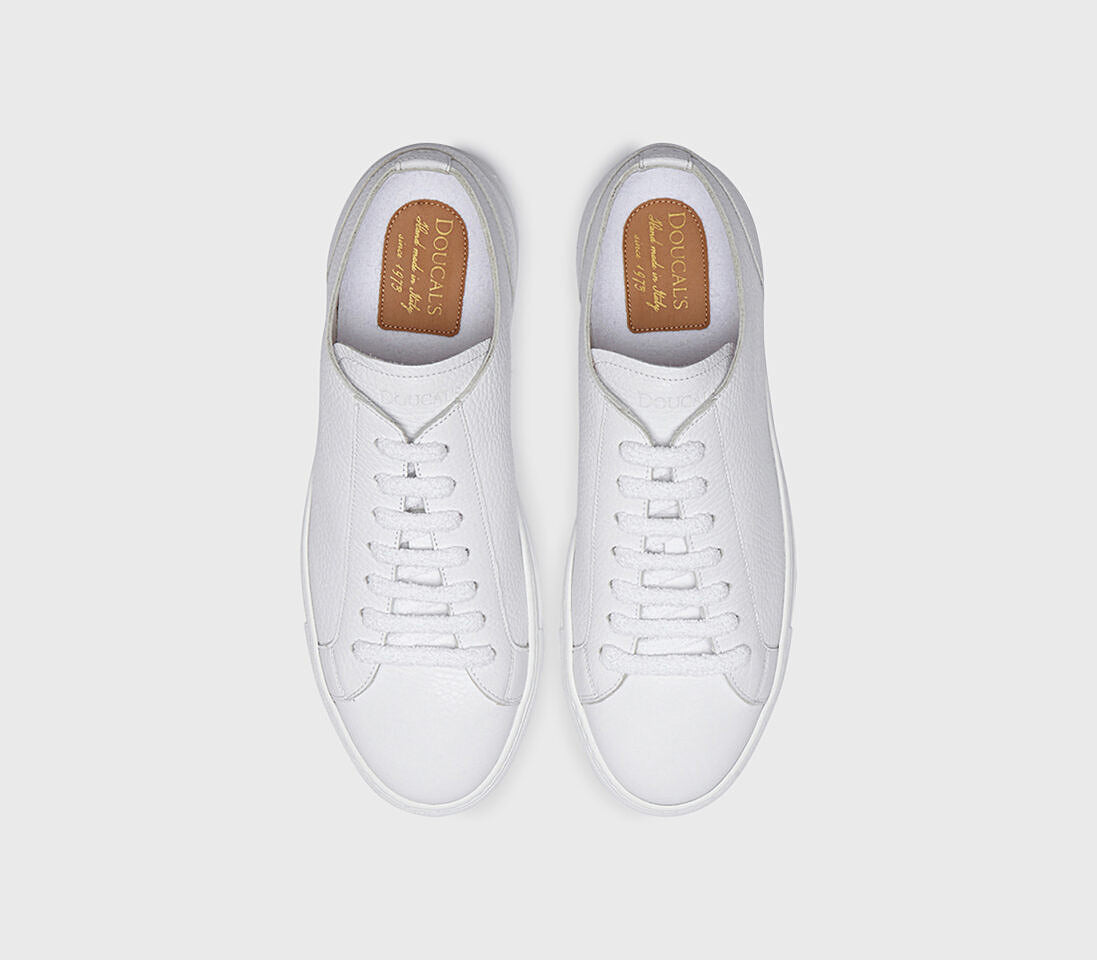 SNEAKERS IN WHITE LEATHER